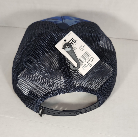 NWT Boy's Vans Classic Patchwork Trucker Trucker Plus Snapback Hat - Picture 8 of 8